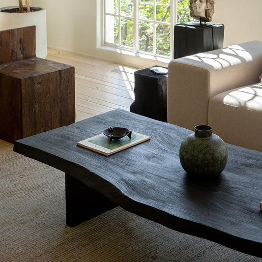 Table basse Shou Sugi Ban